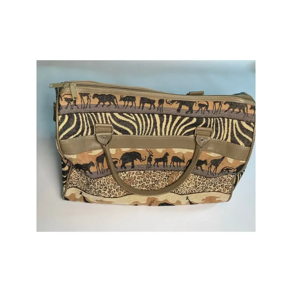 Pioneer Express Safari Tapestry Weekender Duffel Luggage Bag